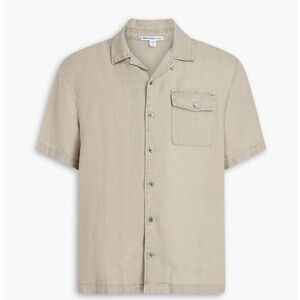 James Perse Beige Linen Shirt